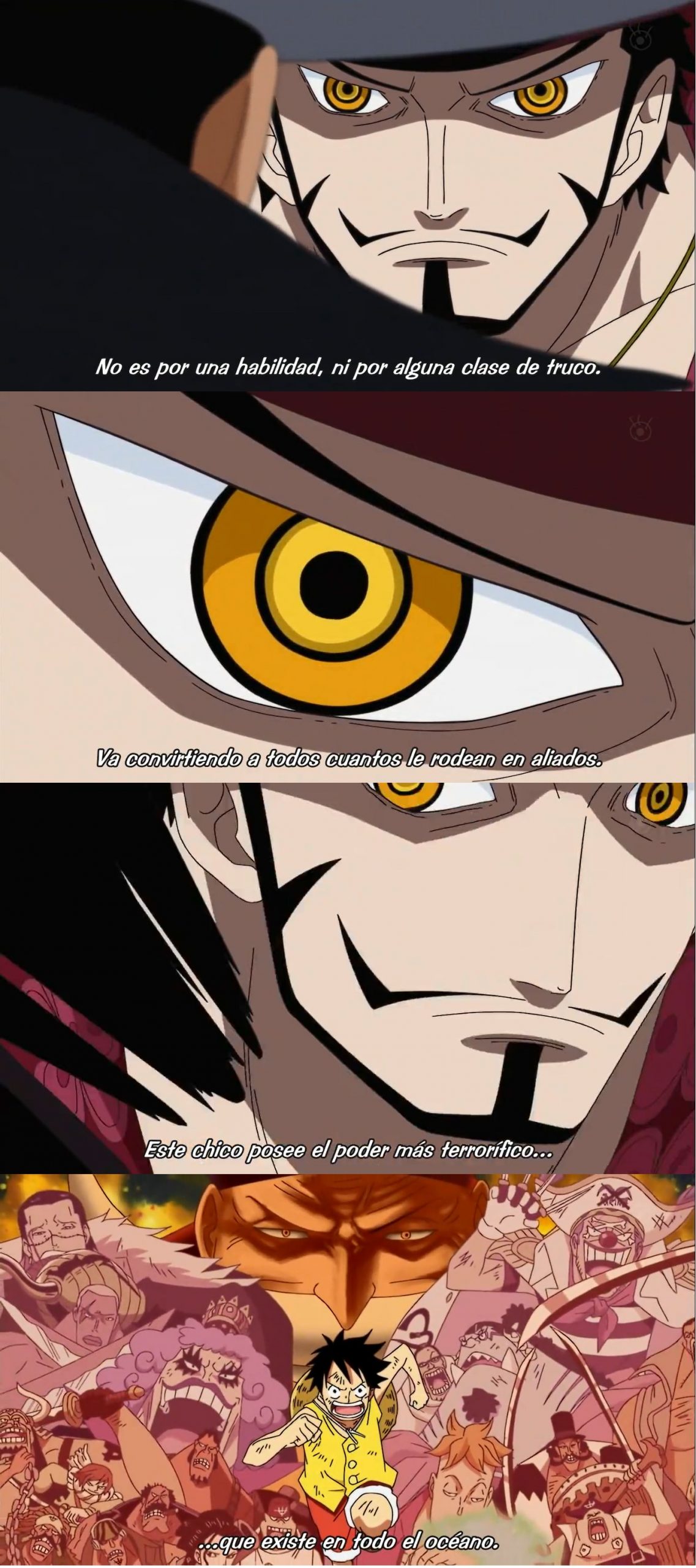 Uno de sus enemigos reconoce que el poder de Luffy son sus aliados